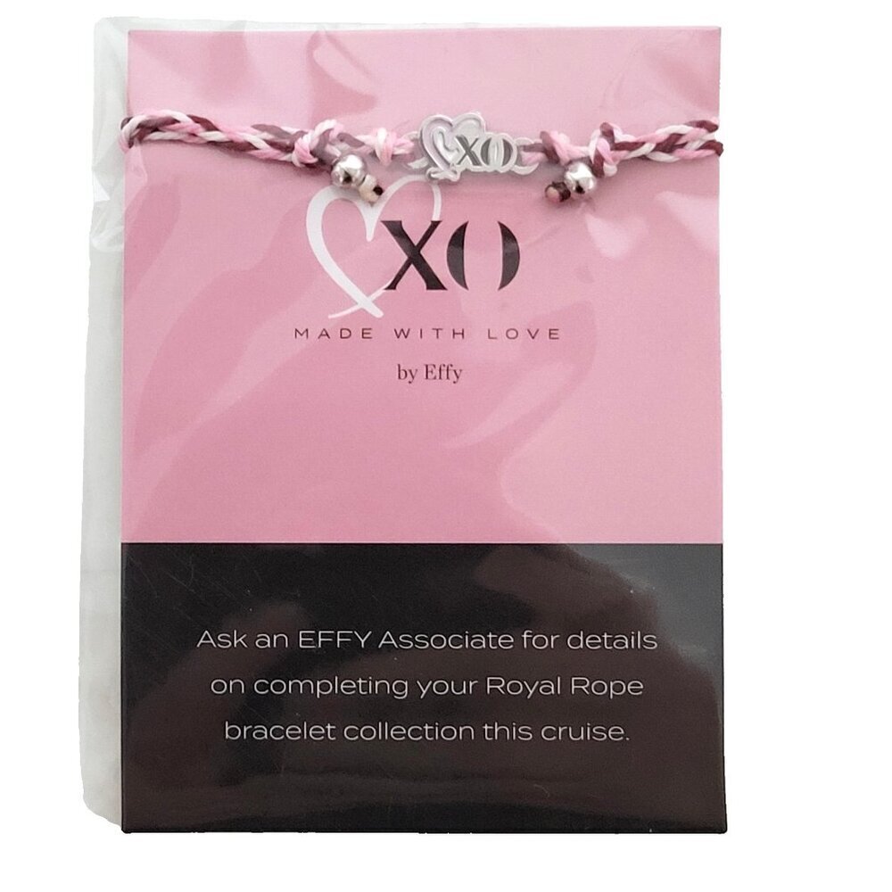 Effy Royal Caribbean XO Made With Love Bracelet NEW Sealed Royal Rope Collection